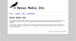 Desktop Screenshot of nexusmedia.ca