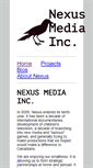 Mobile Screenshot of nexusmedia.ca