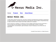 Tablet Screenshot of nexusmedia.ca